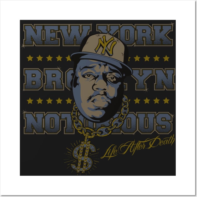 Brooklyn Born Wall Art by Dark Planet Tees